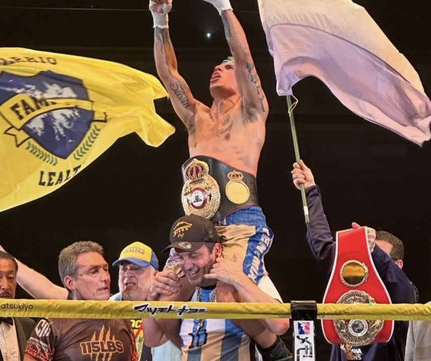 Argentino Puma Martínez gana una histórica unificación ante Kazuto Ioka en Tokio