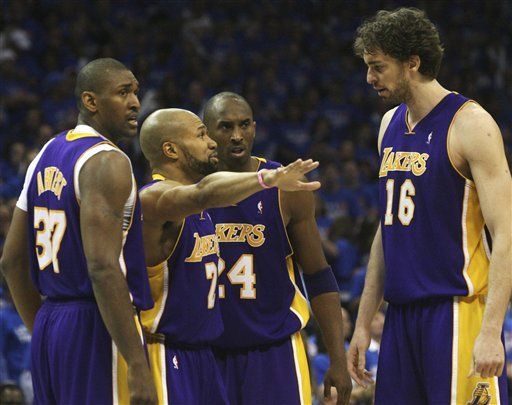 NBA: Lakers 95, Thunder 94; Gasol da triunfo a Lakers