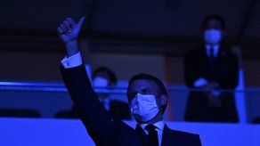 El Presidente de Francia participó en la inauguración de Tokio 2020