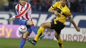 Atlético de Madrid tropieza con Aris en Liga Europa