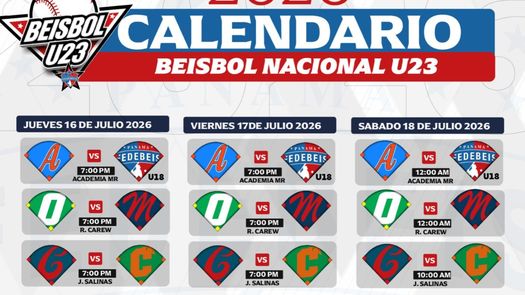 FEDEBEIS anuncia el inicio del Campeonato Nacional U23 de Béisbol FEDEBEIS anuncia el inicio del Campeonato Nacional U23 de Béisbol