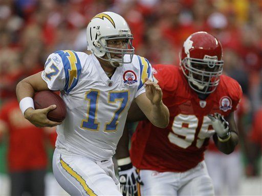 NFL: Chargers 37, Chiefs 7; Rivers, tres touchdowns por pase