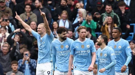 Manchester City golea al Wolves con póker de Erling Haaland