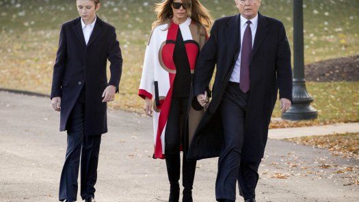 Trump dice que no alentaría a hijo a jugar fútbol americano