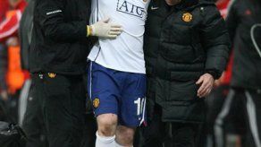 Rooney tendrí­a para un mes de baja