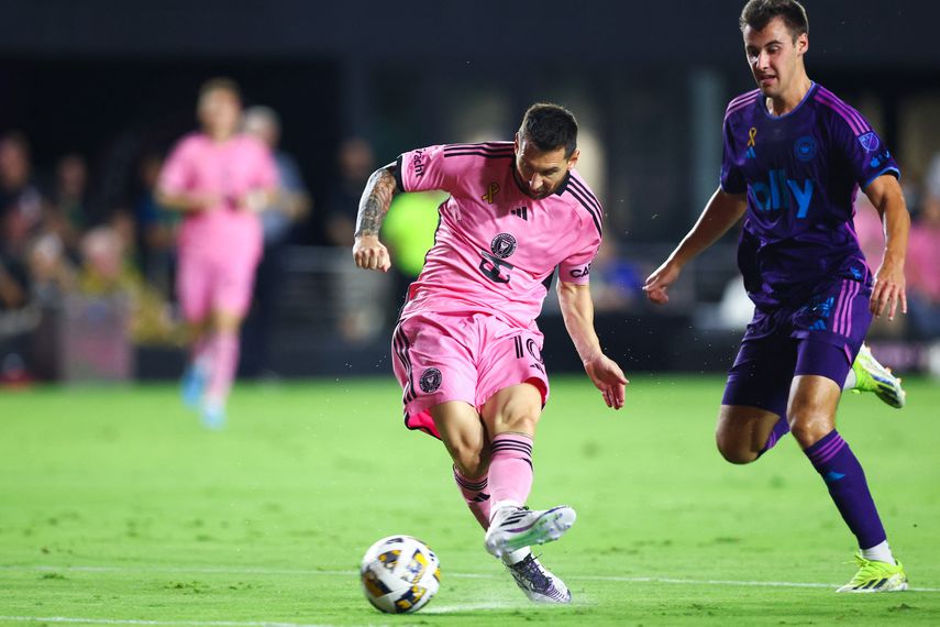 Lionel Messi rescata un punto para el Inter Miami