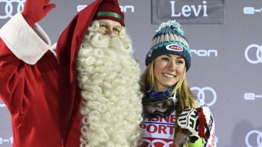 Mikaela Shiffrin se lleva el eslalon de Levi