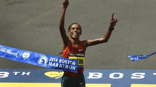 La keniana Rita Jeptoo gana la Maratón de Boston