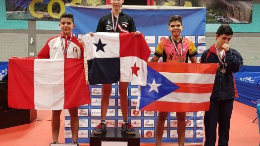 Jacobo Vahnish bicampeón latinoamericano U15 en Tenis de Mesa