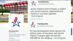 Crean nueva cuenta de Pandeportes en Twitter