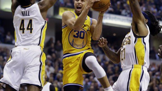 Pacers, otra víctima de Warriors, que están en 23-0