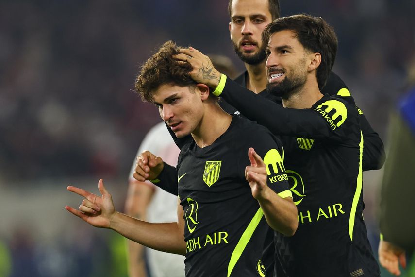 Champions League: Julián Álvarez rescató el empate del Atlético de Madrid ante Stuttgart
