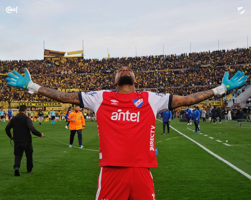 Luis Mejía fue figura en el título del Club Nacional en Uruguay