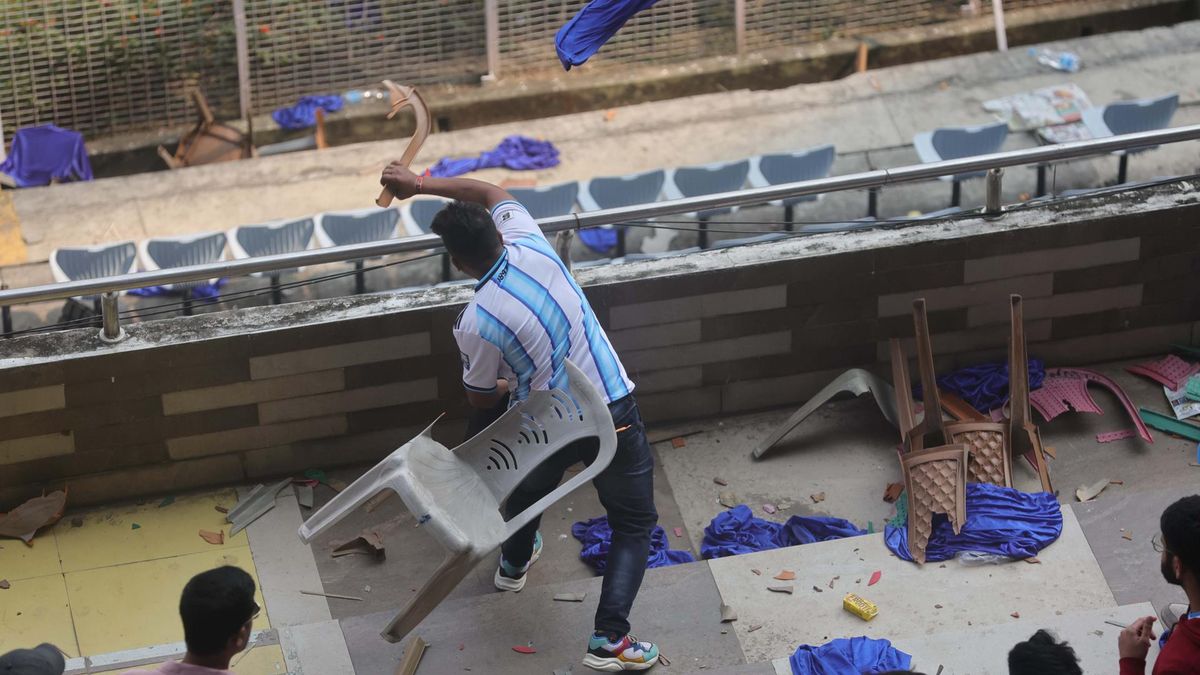 Gira de Lionel Messi en la India genera caos y disturbios en Calcuta Gira de Lionel Messi en la India genera caos y disturbios en Calcuta