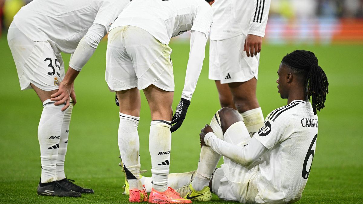 El Real Madrid confirma lesión de Eduardo Camavinga