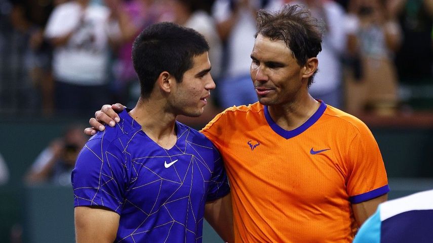 Rafael Nadal sube al N.2 de la ATP por detrás de Alcaraz y hacen historia&nbsp;