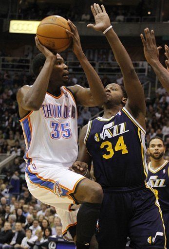 NBA: Thunder 115, Jazz 108; Durant anota 30 puntos