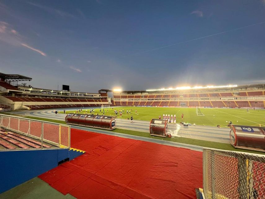 La selección de Panamá entrenó con 22 jugadores