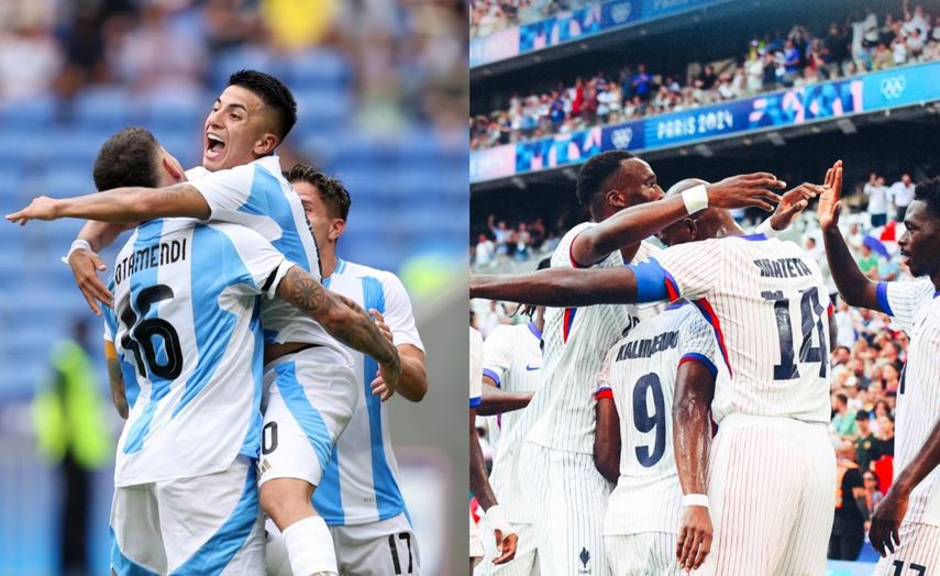 París 2024: Argentina y Francia se enfrentarán en cuartos de final