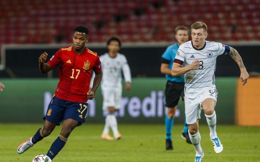 Ansu Fati, segundo futbolista más joven en jugar con España