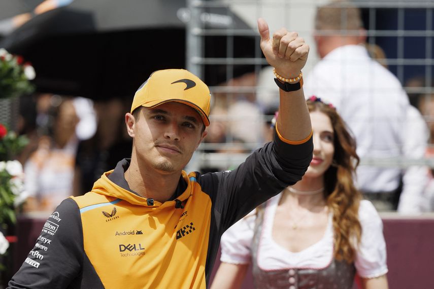 Fórmula 1: Lando Norris lidera los libre previos al GP de Hungría