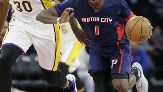 Pistons vencen a Lakers, en última visita de Kobe a Detroit