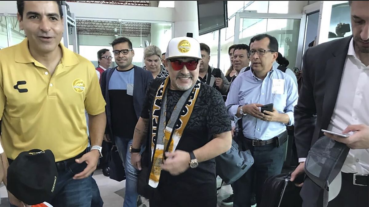 Maradona dirigirá a club en el centro del narco en México