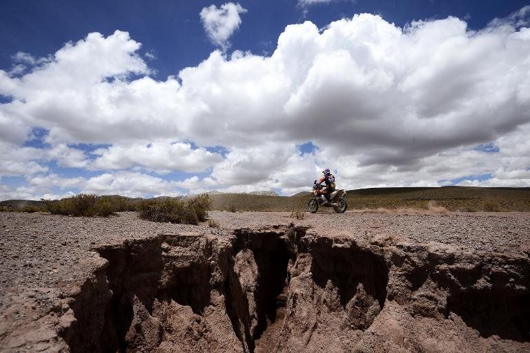 Dakar-2015: Chileno Quintanilla gana octava etapa en motos, Coma nuevo líder