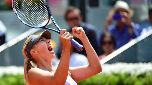 Halep y Sharapova jugarán la final femenina del Torneo de Madrid