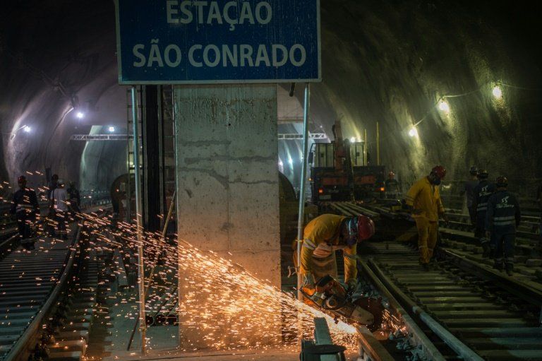 Terminó la perforación del metro olímpico de Rio, obra casi terminada