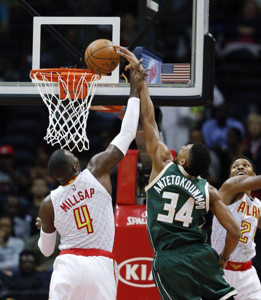 Millsap y Muscala comandan triunfo de Hawks ante Bucks