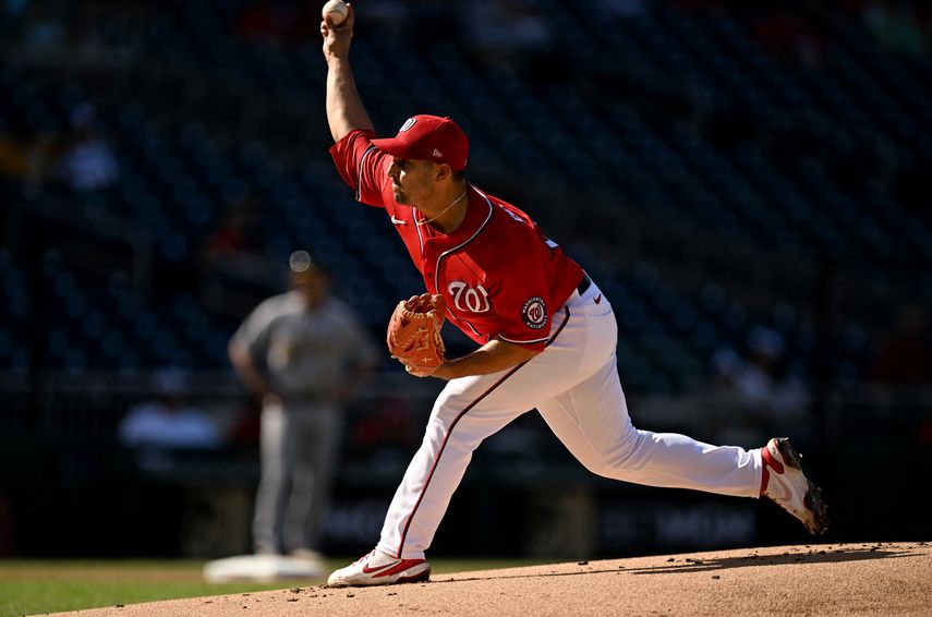 MLB: Paolo Espino vio acción en la gran victoria de los Nacionales ante Oakland