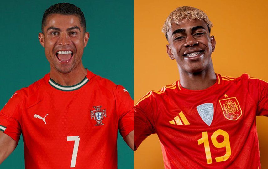 Selección de Portugal vs España: Fecha