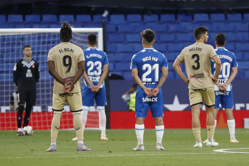 El Espanyol no jugó el primer minuto de partido como protesta en LaLiga
