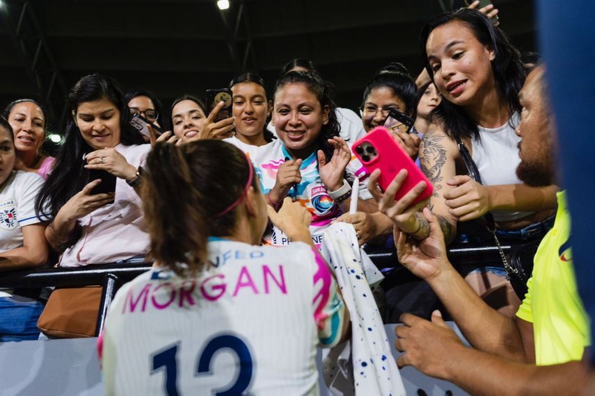 Alex Morgan agradece a Panamá por el cariño