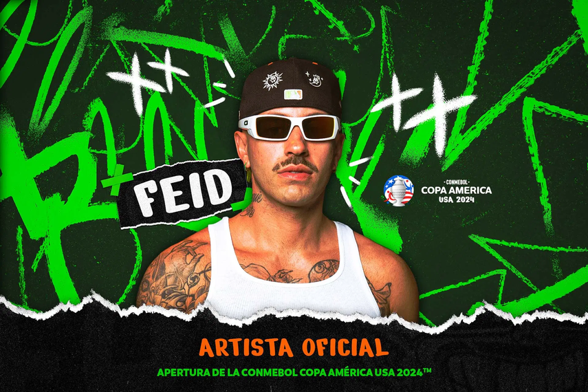 Copa América 2024: Feid abrirá la ceremonia inaugural con un show memorable