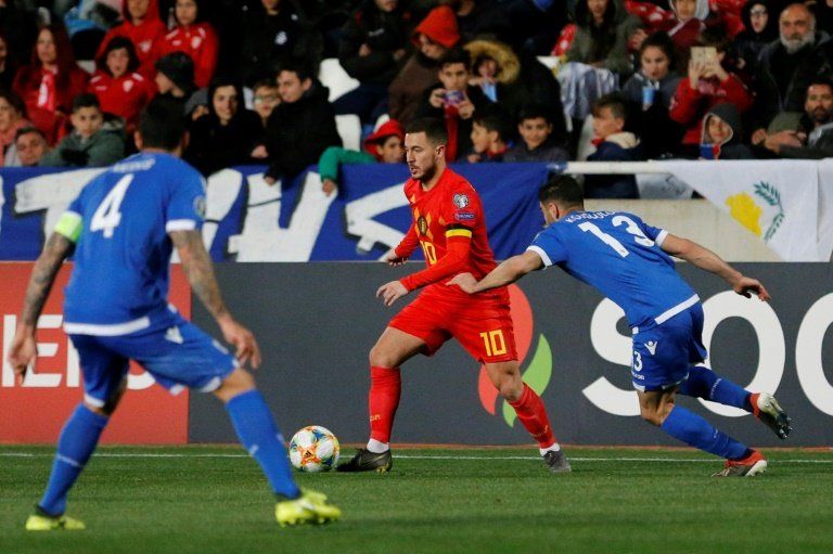 Bélgica gana en Chipre y sigue rumbo hacia la Eurocopa-2020