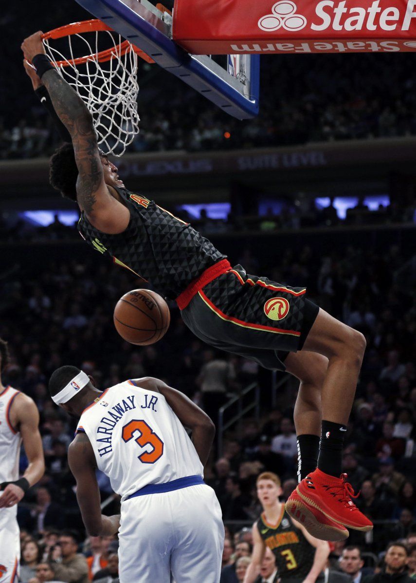 Hawks se reparten la ofensiva en triunfo 114-107 ante Knicks