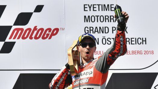 Lorenzo supera a Márquez tras vibrante duelo Austria