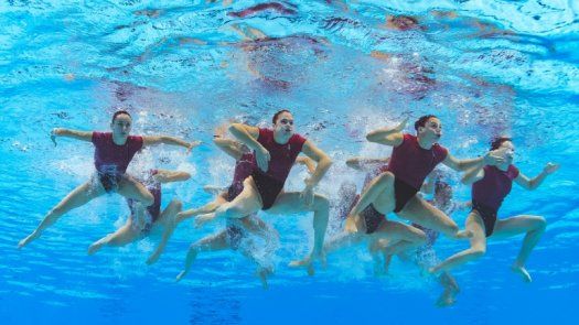 Bronce para España en el highlight de natación sincronizada