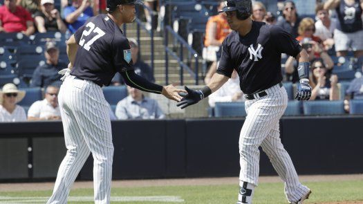 Judge, Stanton y Sánchez juegan juntos por primera vez