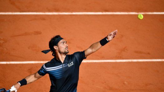 Bautista se estrella ante Fognini en tercera ronda de Roland Garros
