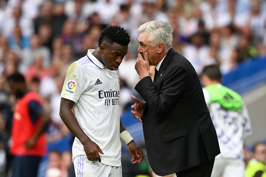 Carlo Ancelotti defiende a Vínicius Jr: Él es la víctima