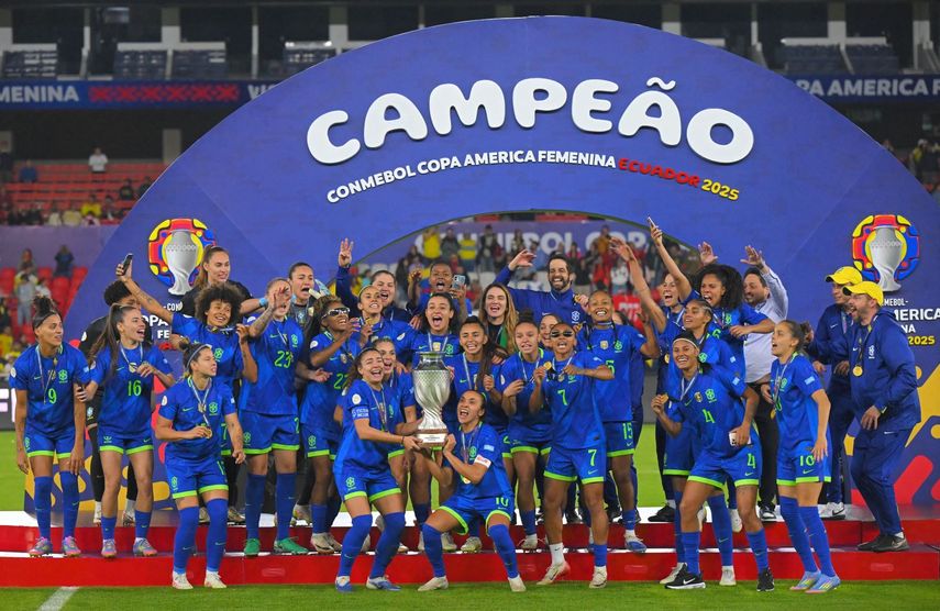 Copa América Femenina: Brasil se coronó campeona tras vencer a Colombia