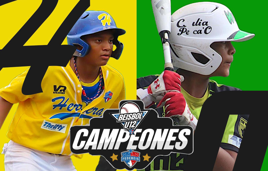 Nacional de Béisbol U12: Herrera y Oeste se coronan campeones