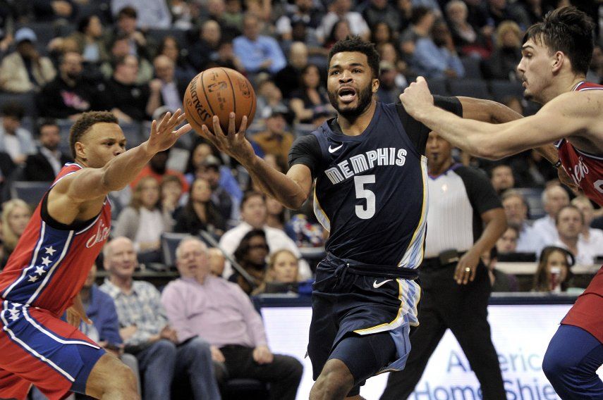 Gasol y Evans lideran remontada de Grizzlies ante 76ers