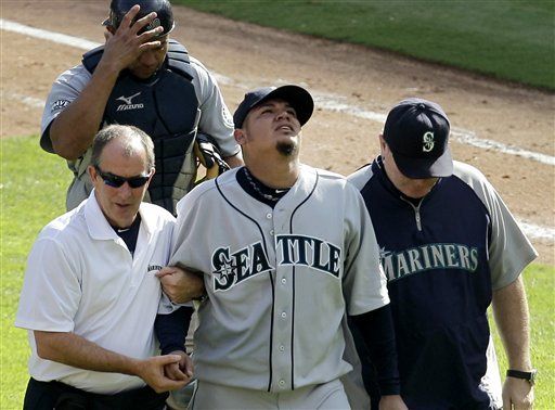 Marineros: Félix Hernández dice estar bien tras pelotazo