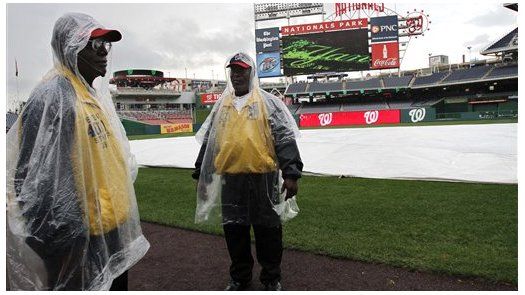 Pospuesto, juego Dodgers-Nacionales, por la lluvia