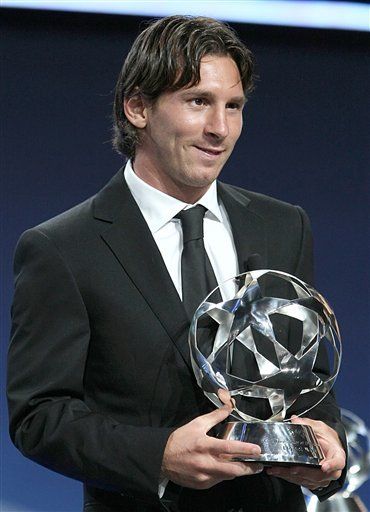 Campeones: Messi elegido mejor jugador del torneo 2008/09