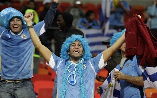 Mundial: Uruguay festeja en grande